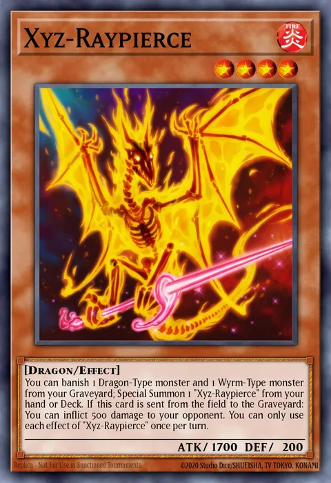 Xyz-Raypierce trading card