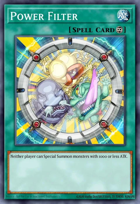 Power Filter trading card