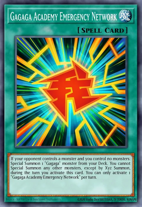 Gagaga Academy Emergency Network trading card