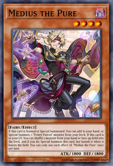 Medius the Pure trading card