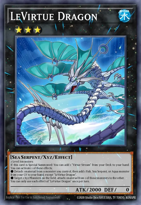 LeVirtue Dragon trading card