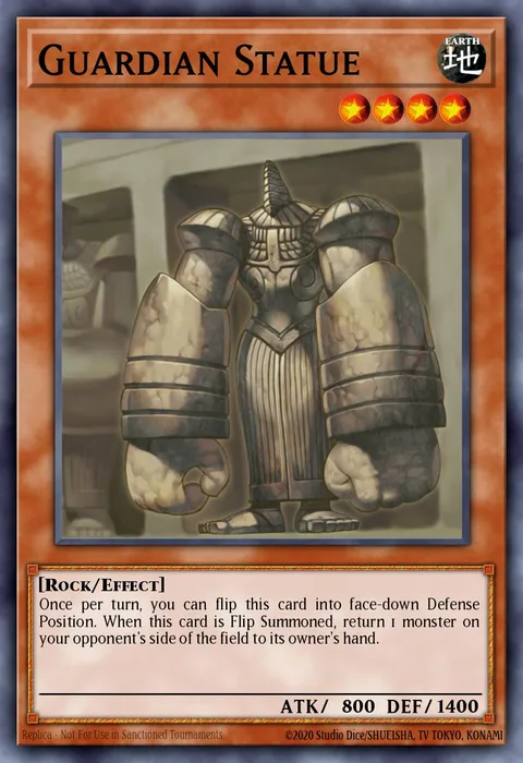 Guardian Statue trading card