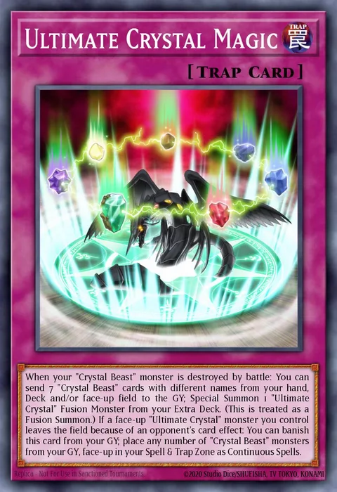 Ultimate Crystal Magic trading card