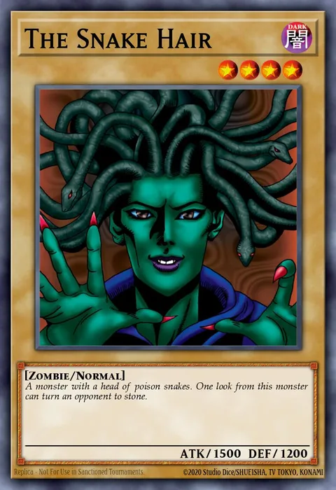 The Snake Hair trading card