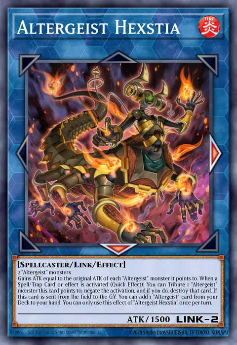 Altergeist Hexstia trading card