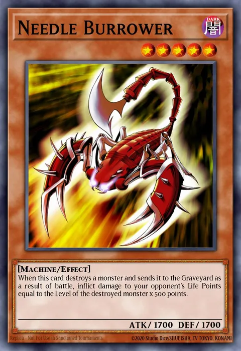 Needle Burrower trading card