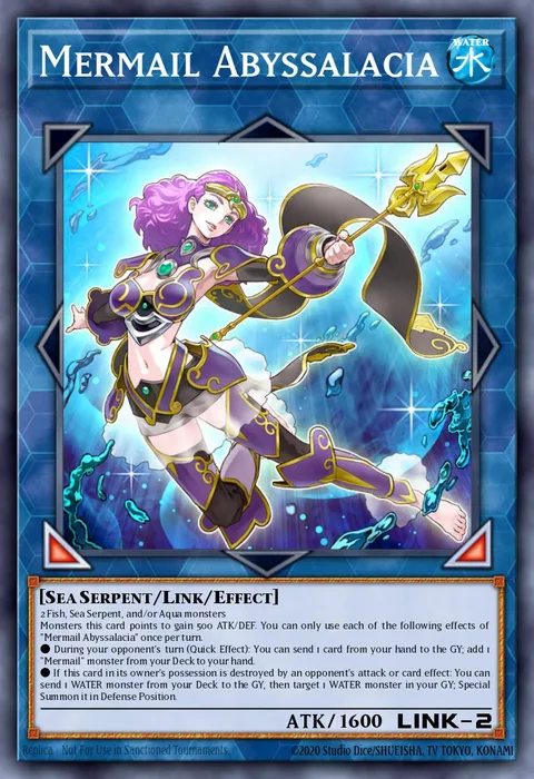 Mermail Abyssalacia trading card