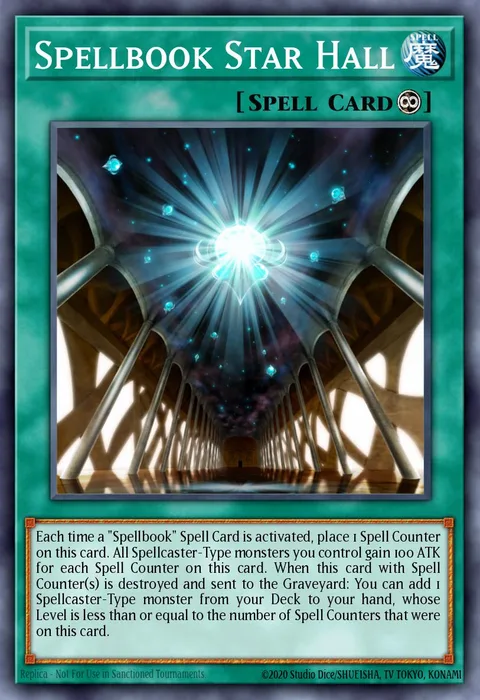 Spellbook Star Hall trading card