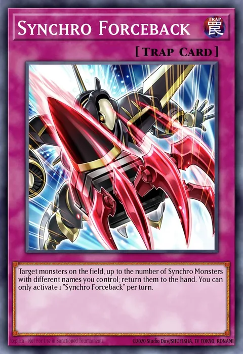Synchro Forceback trading card