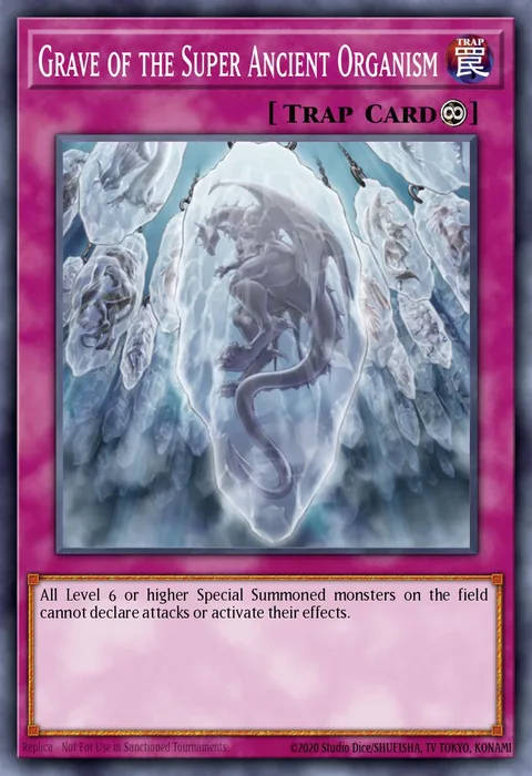 Grave of the Super Ancient Organism trading card