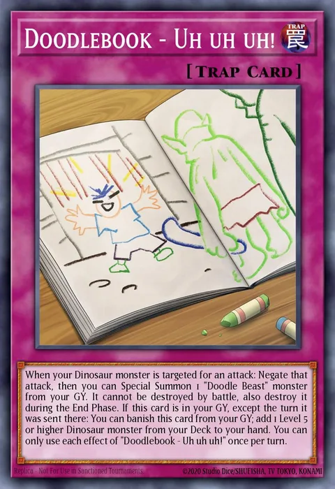 Doodlebook - Uh uh uh! trading card
