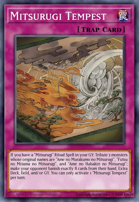 Mitsurugi Tempest trading card
