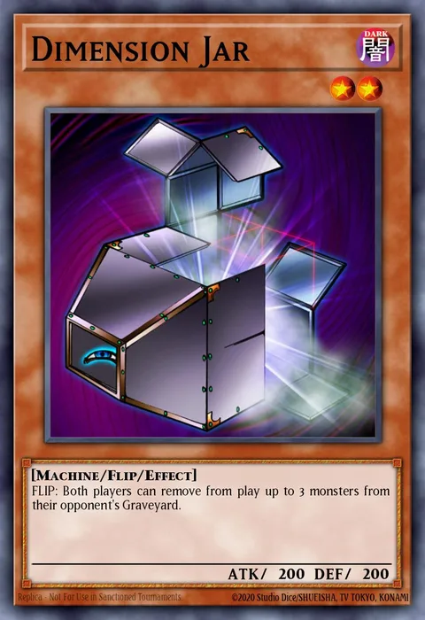 Dimension Jar trading card