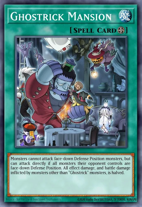 Ghostrick Mansion trading card