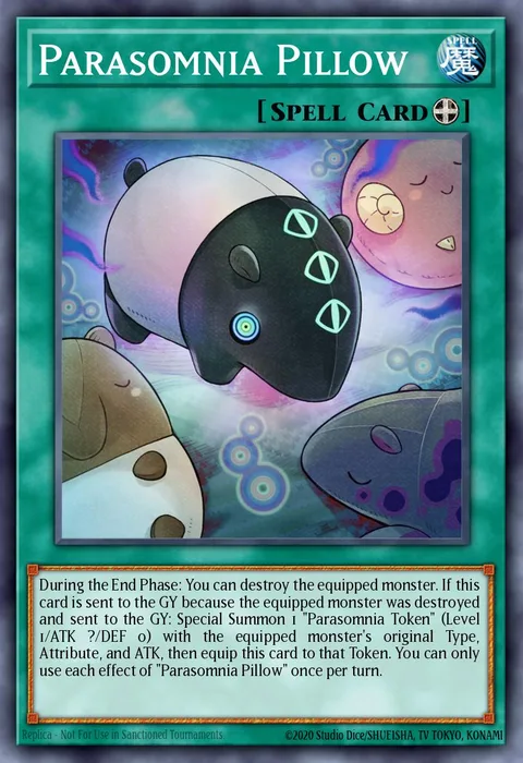Parasomnia Pillow trading card