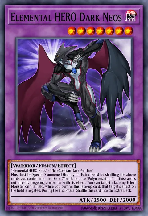 Elemental HERO Dark Neos trading card