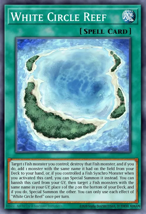 White Circle Reef trading card