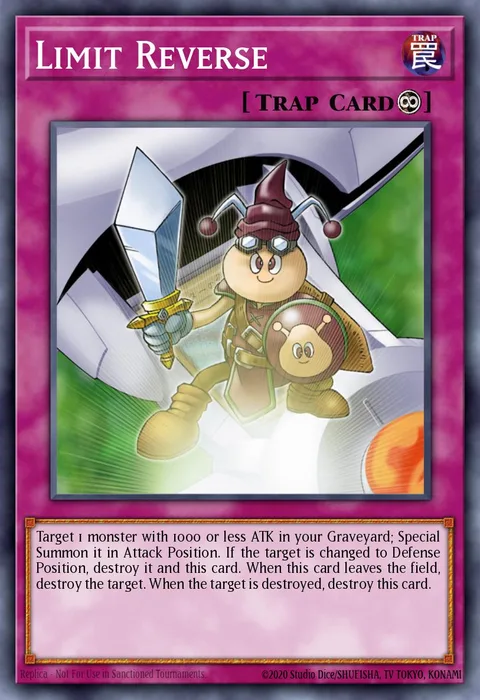 Limit Reverse trading card