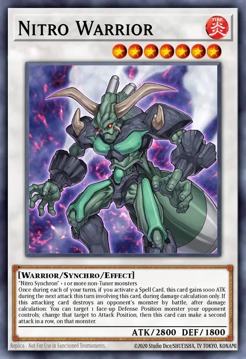 Nitro Warrior trading card