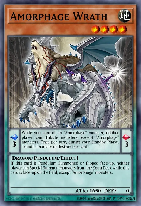 Amorphage Wrath trading card