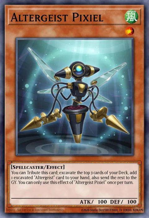 Altergeist Pixiel trading card