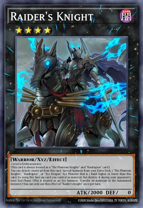 Raider's Knight trading card