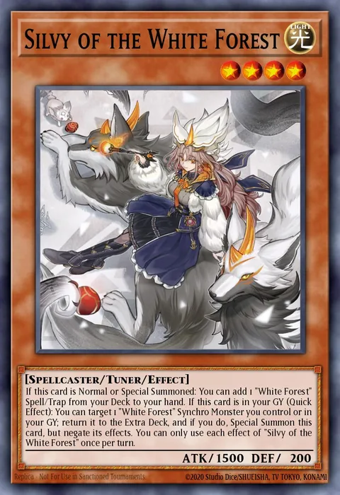 Silvy of the White Forest trading card