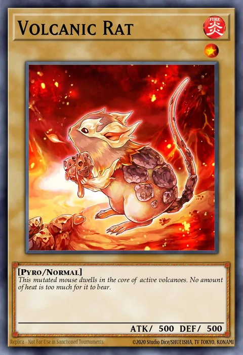 Volcanic Rat trading card