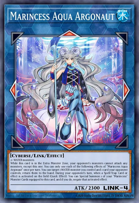 Marincess Aqua Argonaut trading card