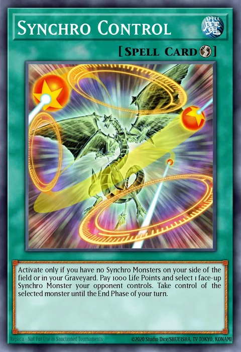 Synchro Control trading card