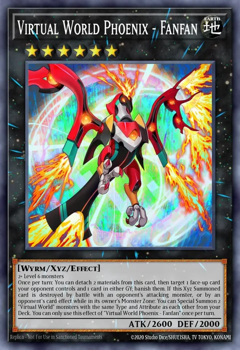 Virtual World Phoenix - Fanfan trading card