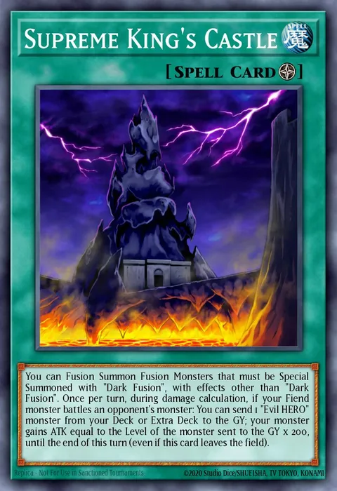 Supreme King's Castle trading card