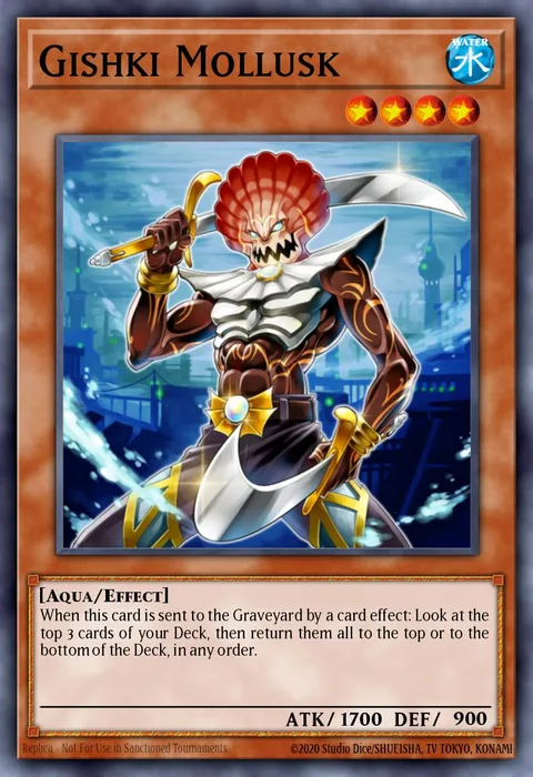 Gishki Mollusk trading card