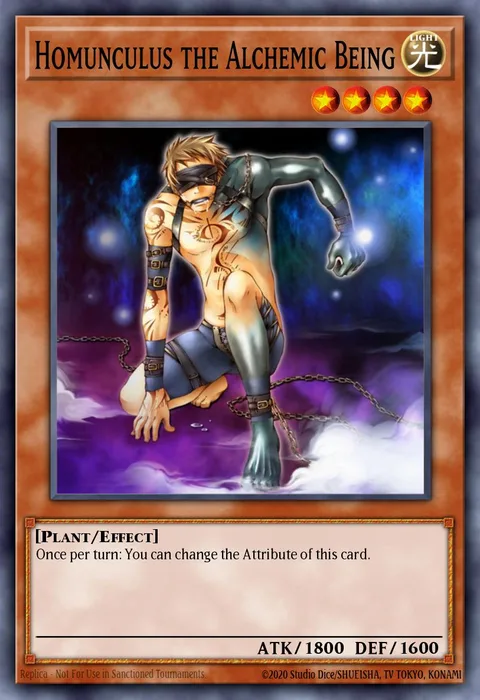 Homunculus the Alchemic Being trading card