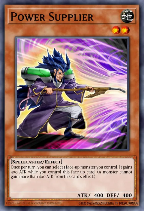 Power Supplier trading card