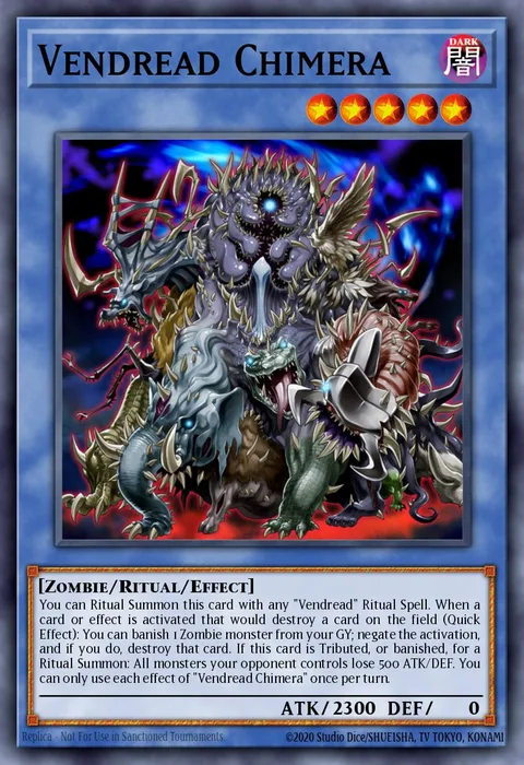 Vendread Chimera trading card