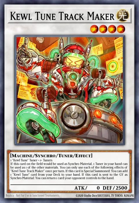 Kewl Tune Track Maker trading card
