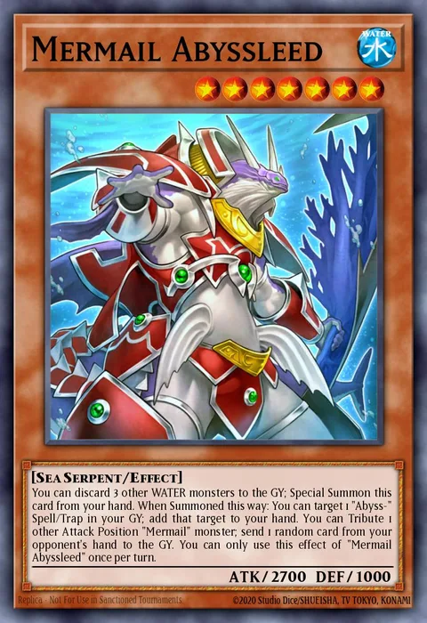 Mermail Abyssleed trading card