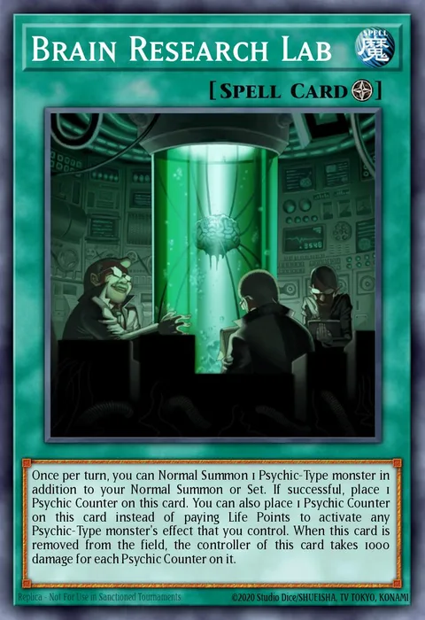 Brain Research Lab trading card