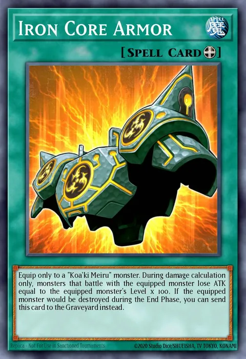Iron Core Armor trading card