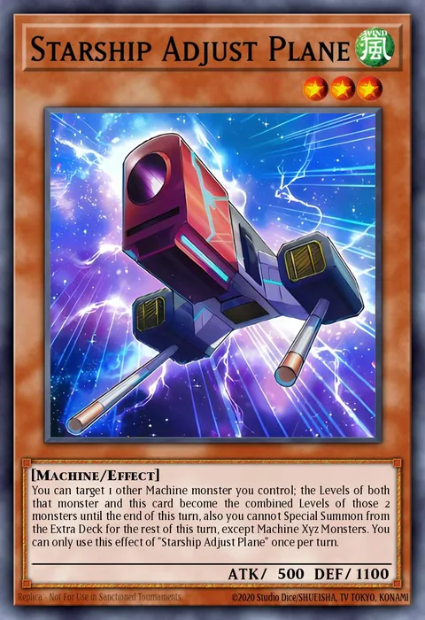 Starship Adjust Plane trading card