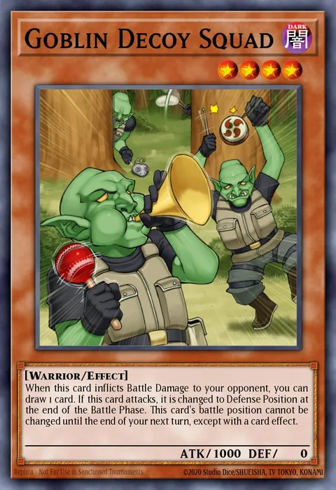Goblin Decoy Squad trading card