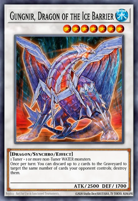 Gungnir, Dragon of the Ice Barrier trading card