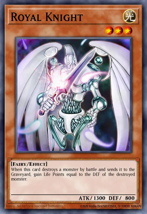 Royal Knight trading card