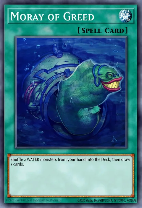 Moray of Greed trading card