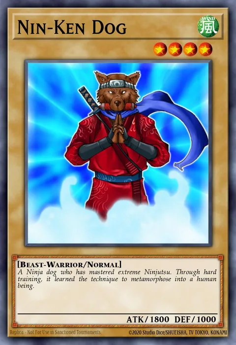 Nin-Ken Dog trading card