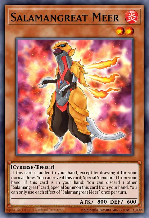 Salamangreat Meer trading card
