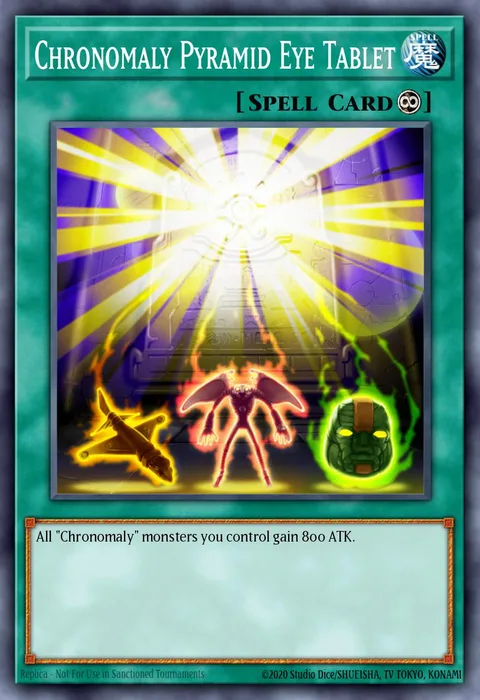 Chronomaly Pyramid Eye Tablet trading card