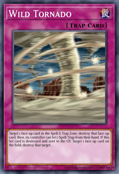 Wild Tornado trading card