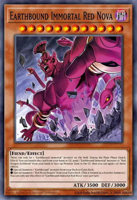 Earthbound Immortal Red Nova trading card